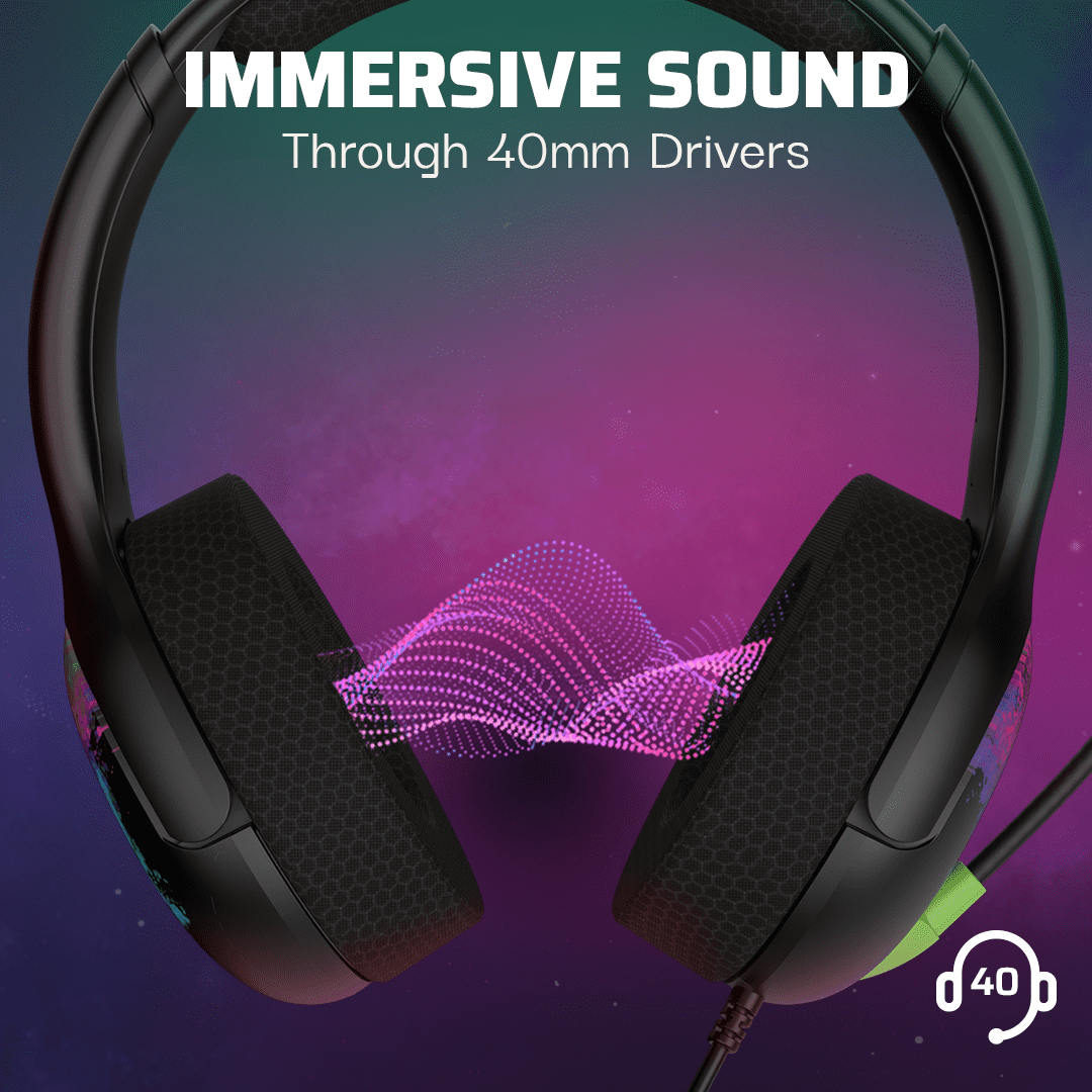 PDP Space Dust Bundle Pack: REMATCH GLOW Advanced Wired Controller & AIRLITE GLOW Wired Headset For Xbox Series X|S, Xbox One, & Windows 10/11 PC