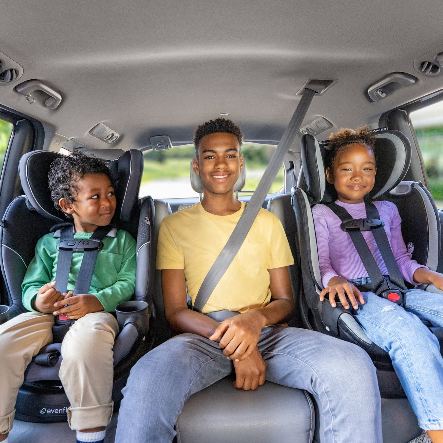 Evenflo Revolve 360 Slim 2-in-1 Rotating Convertible Car Seat