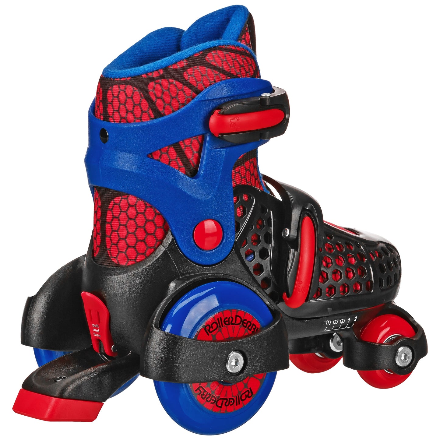 Roller Derby Boys Adjustable EZ-Roll Skates Size 11-2