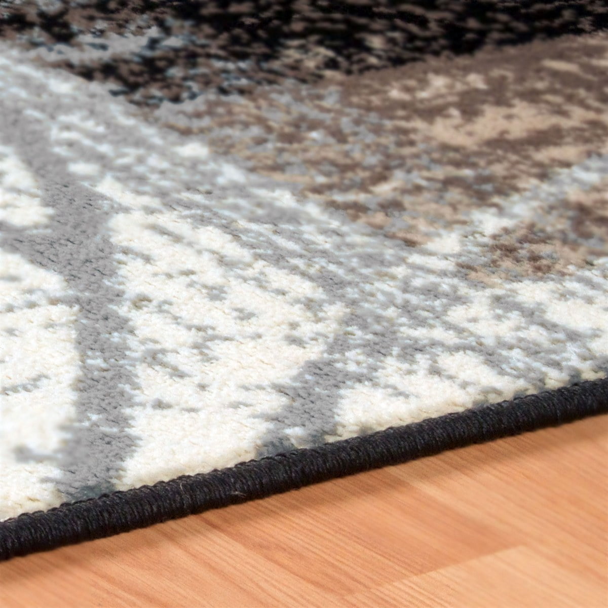 Superior Pastiche Floral Indoor Area Rug, 5' x 5' Square, Beige