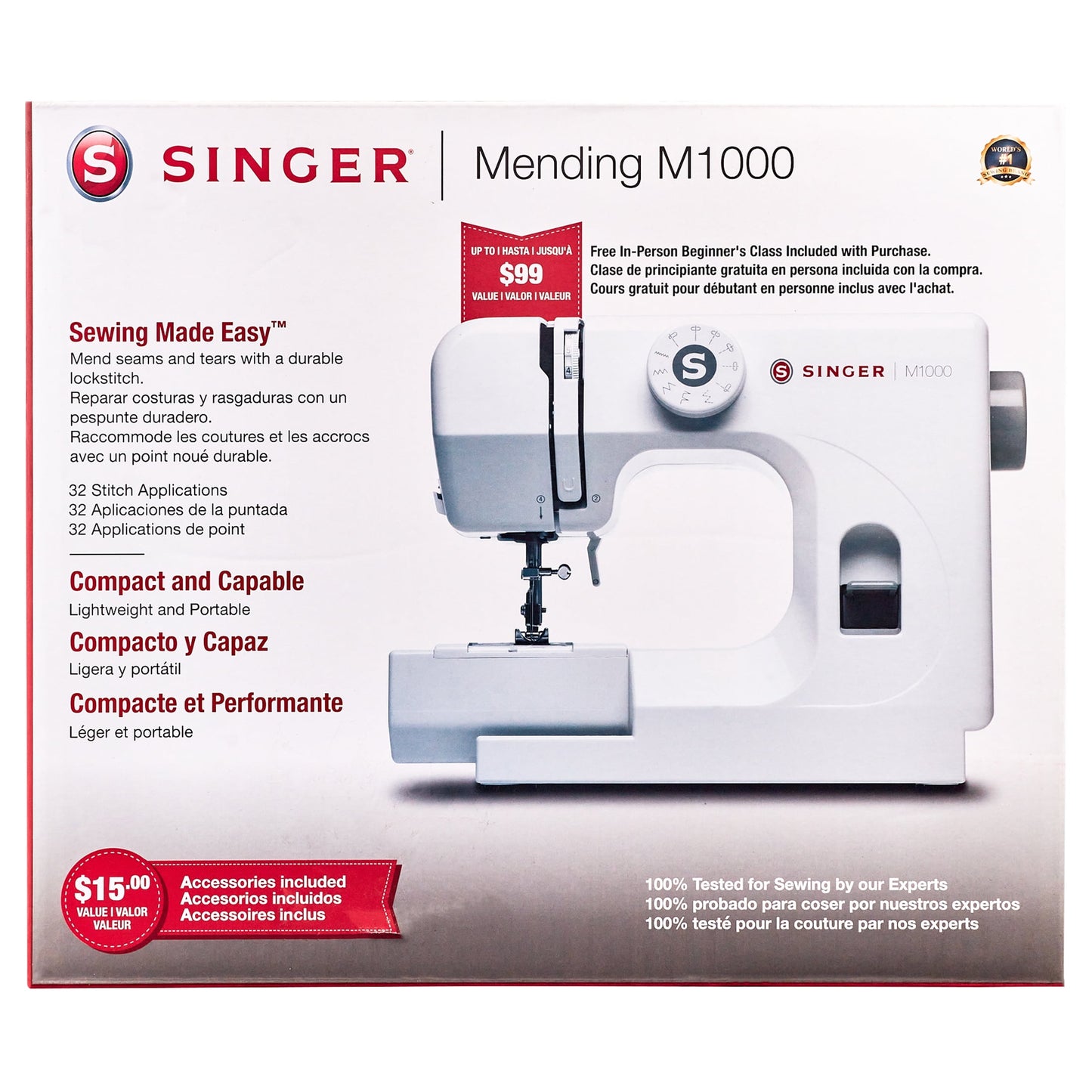 SINGER M1000 Mending Sewing Machine - Simple, Portable, Great for Beginners, Mending & Light Sewing