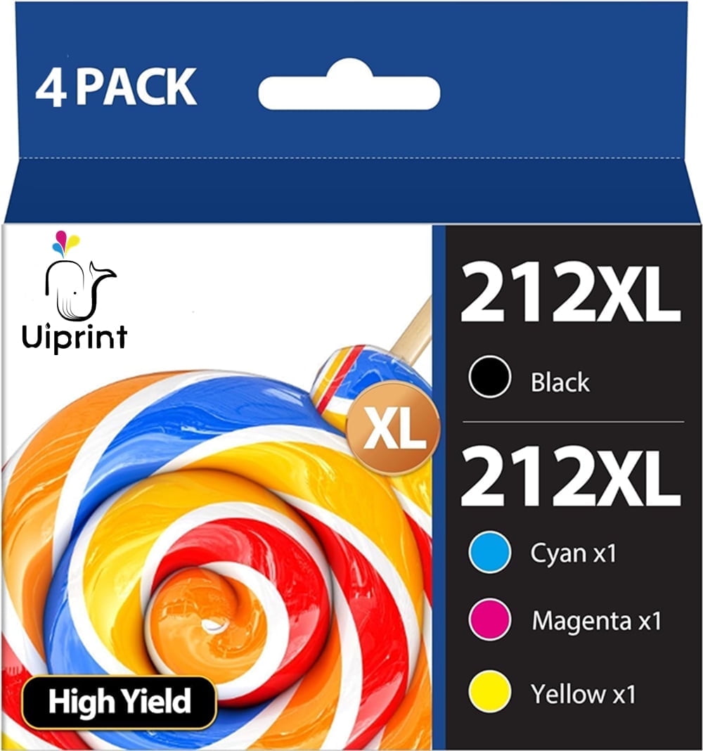 Epson 212XL High-capacity Black/Color Combo Pack Ink Cartridges compatible with XP4105 & WF2850