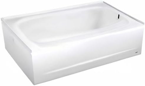 American Standard 2461002.020 Cambridge Apron-Front Americast Soaking Bathtub Right Hand Drain, 5 ft x 32 in, White