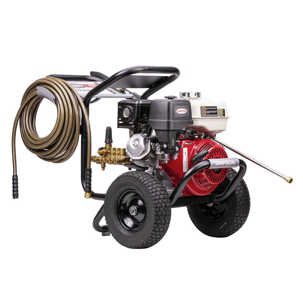 Simpson PowerShot 4000 Ps i3.5 GPM Professional Gas Pressure Washer with AAA Triplex Pump, 0 Volts