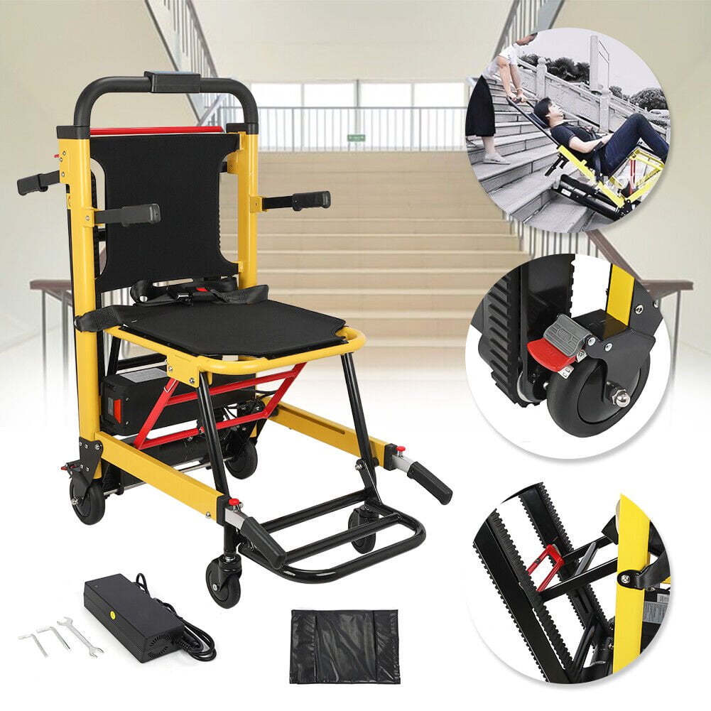 Rocita Portable Electric Chair, Track Climbing Wheelchair, Assist Stair Chair Electric Wheelchair, 440 lb Limit