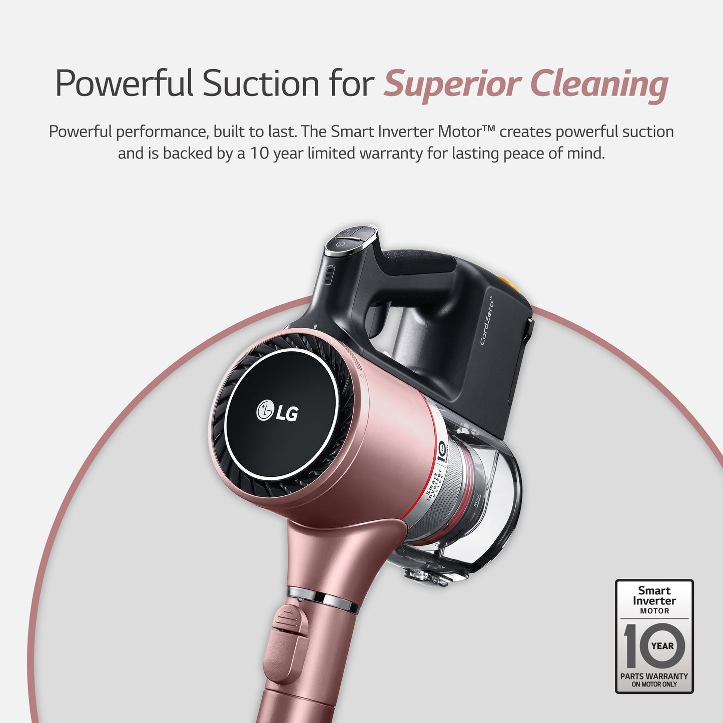 LG Cord Zero A9 Cordless Stick Vacuum - A912PM