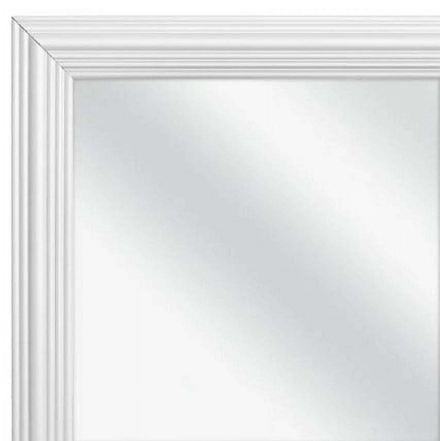 Mainstays 13" x 49" Full-Length Rectangular White Mirror