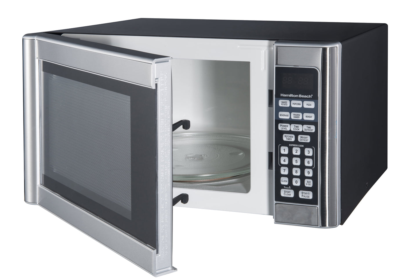 Hamilton Beach 1.1 cu ft Microwave Oven in Stainless Steel