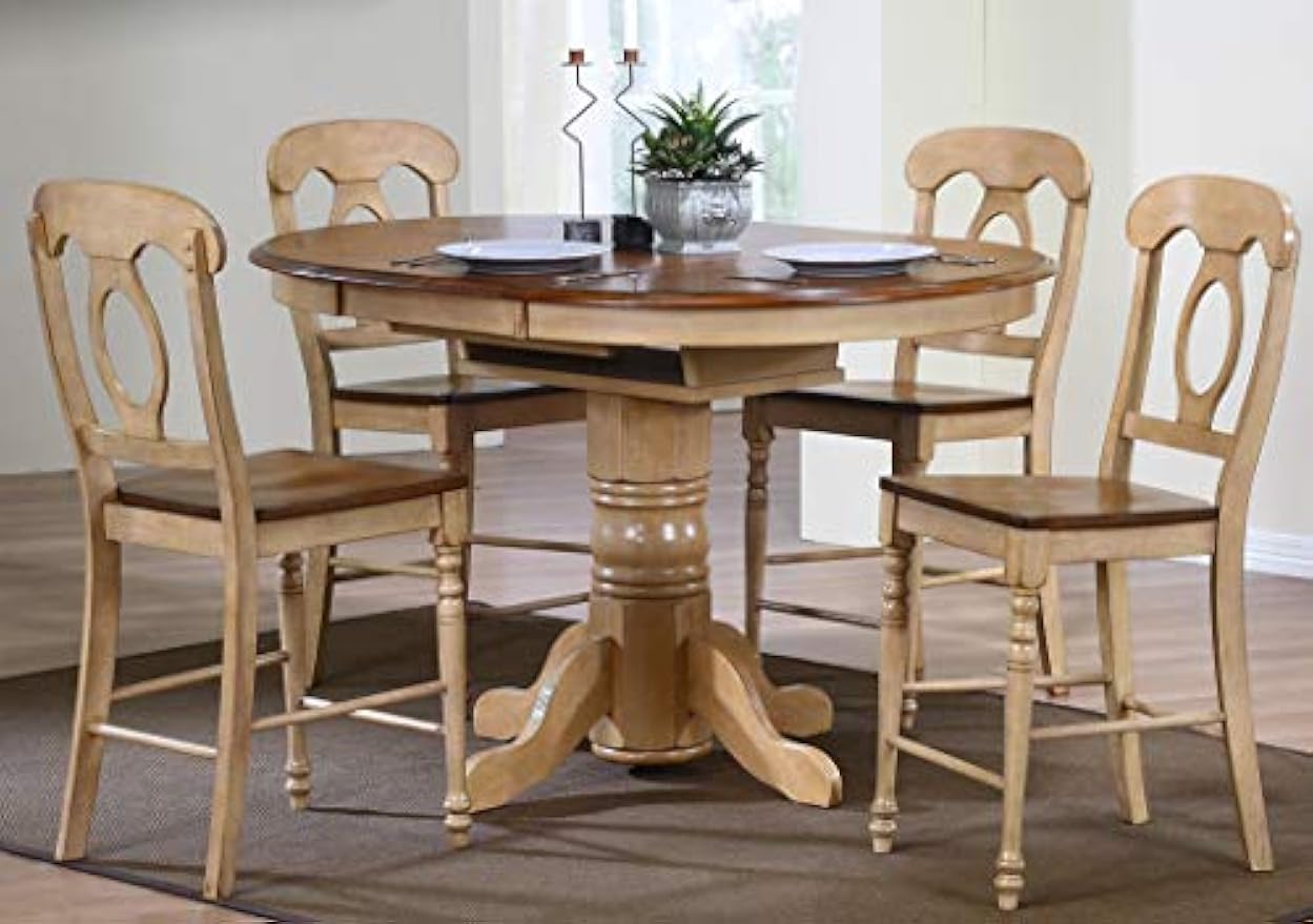 Pick Up Only-Sunset Trading Brook Round or Oval Extendable Pub Table