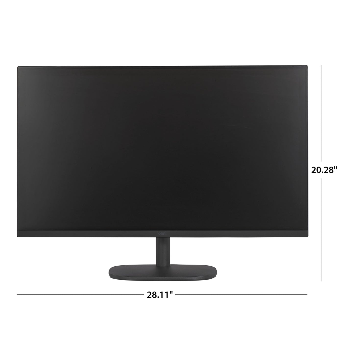 onn. 32" FHD (1920 x 1080p) 75hz Bezel-Less Office Monitor with 6 ft HDMI Cable, Black