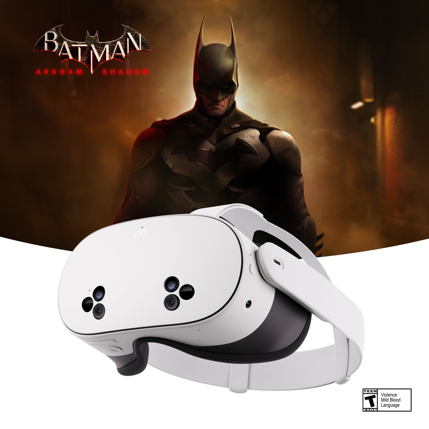 Meta Quest 3S 128GB Virtual Reality Headset Batman: Arkham Shadow and a 3-Month Trial of Meta Quest Plus Included
