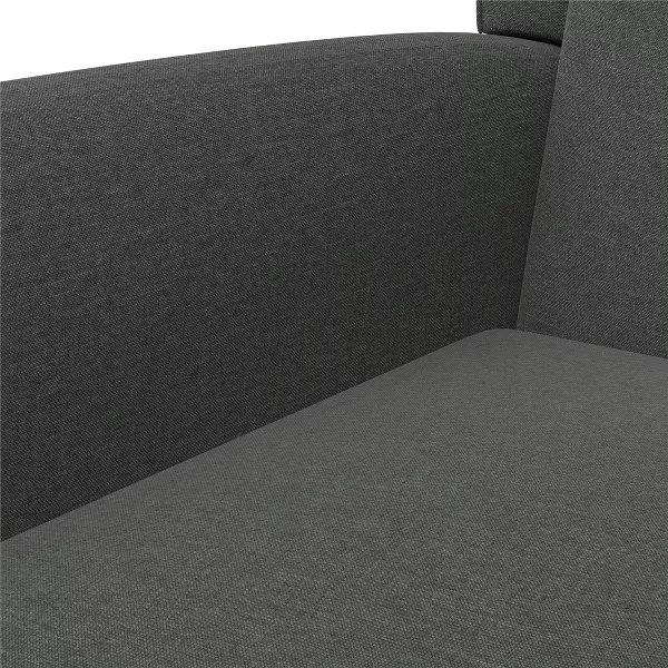 Baby Relax Eden Nursery Tufted Wingback Gliding Chair - Gray