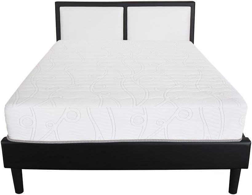 Olee Sleep Queen Mattress, 10 Inch Support Cloud Hybrid Mattress, Gel Infused Memory Foam, Pocket Spring for Support and Pressure Relief, CertiPUR-US Certified, Bed-in-a-Box, Soft, Queen Size