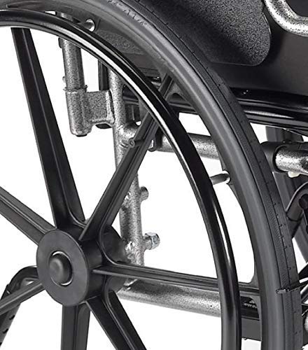 Invacare TREX20RFP Series Tracer EX2 Standard Folding Wheelchair for Adults with 20" Seat Width and Full Arms