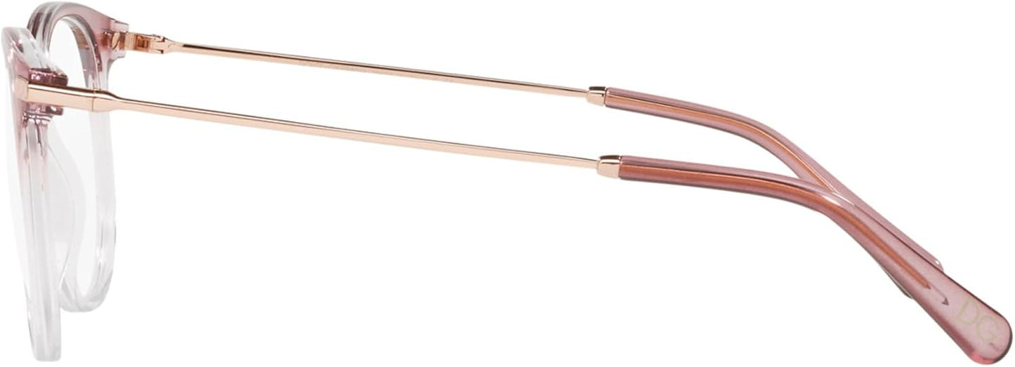 Dolce & Gabbana DG5071-3303 Eyeglass Frame PINK PASTEL GRADIENT CRYSTAL w/DEMO LENS 52mm