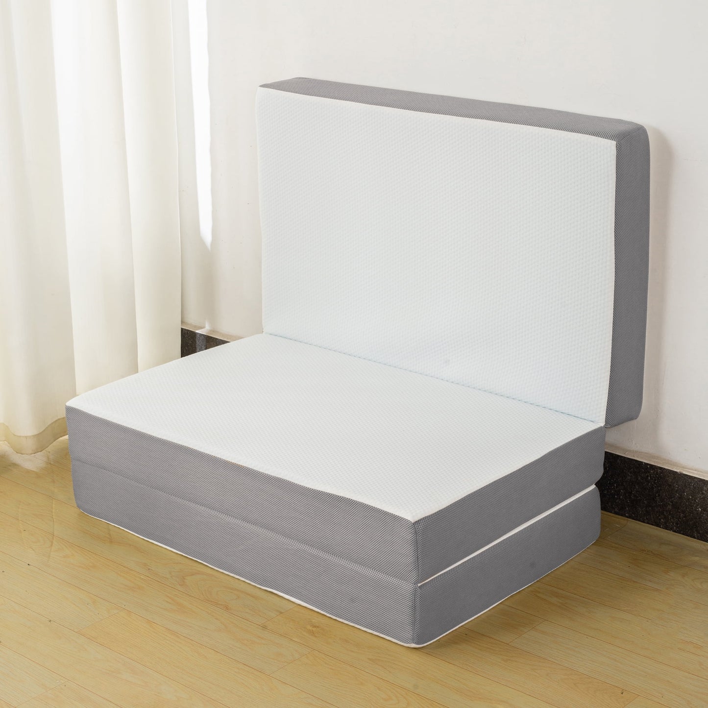 Continental Sleep By Sunset, 3” Memory Foam Tri-fold Mattress, Good for Kids and Adult, Twin.