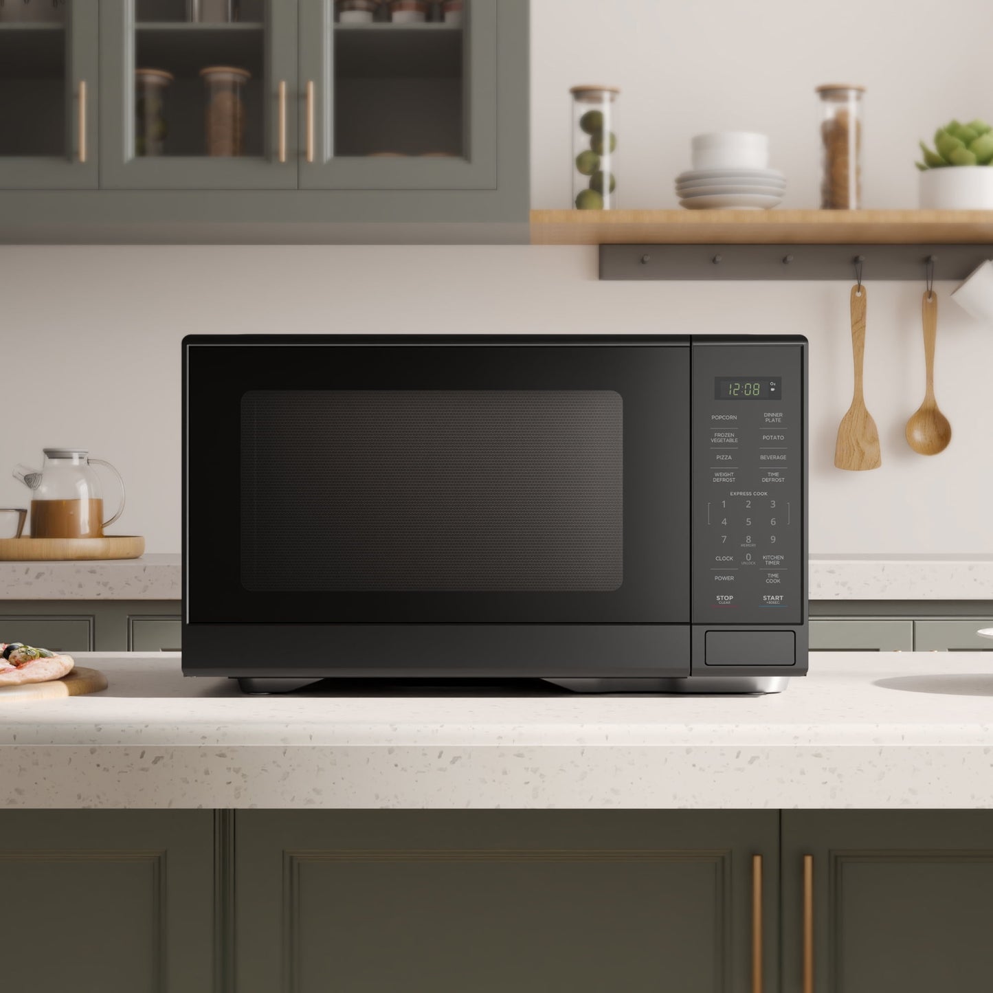 Mainstays 1.1 Cu. ft Microwave Oven in Black