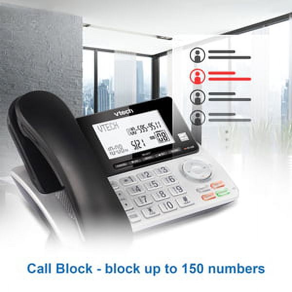 VTech CS5249 Corded/Cordless Answering System with Extended Range