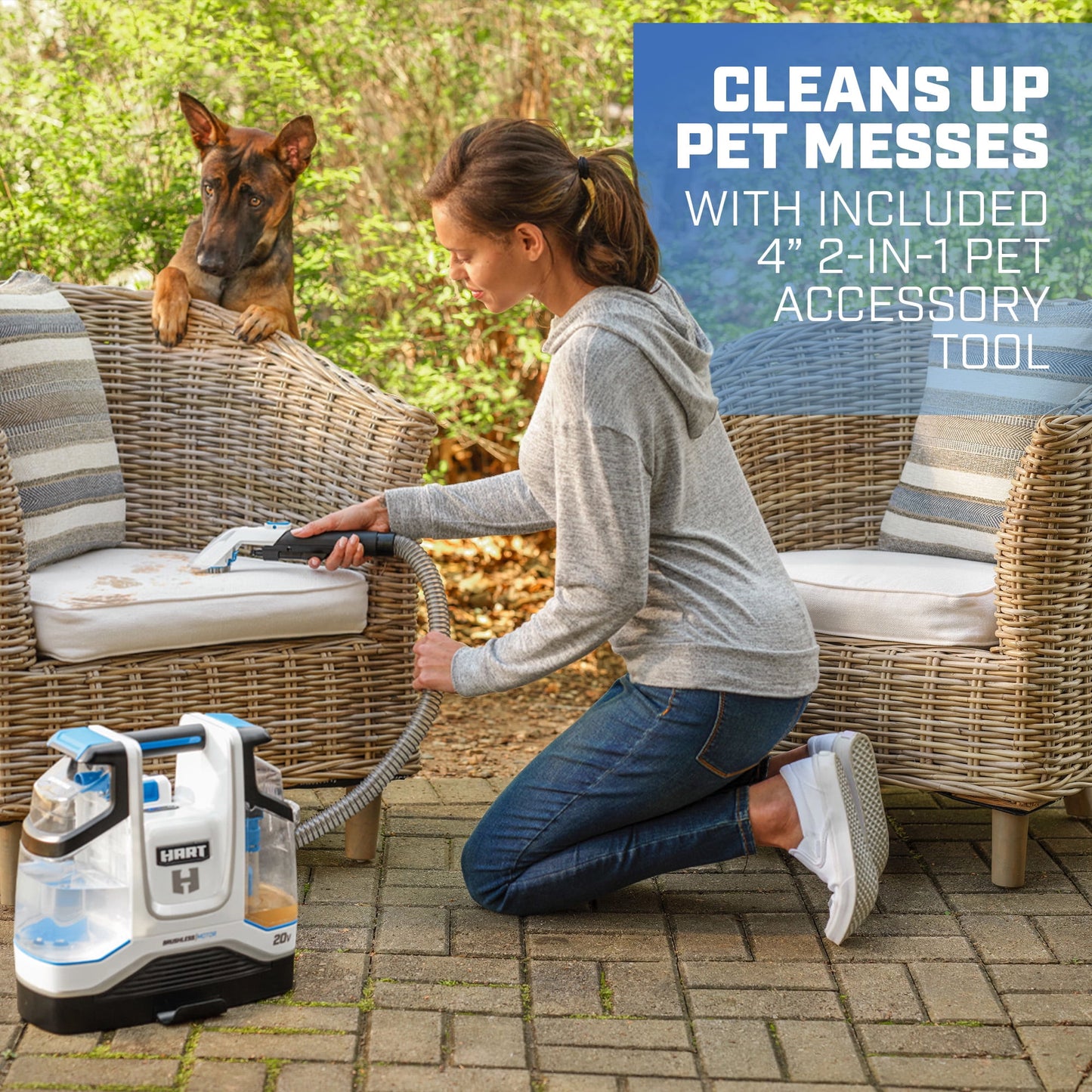 HART Carpet & Upholstery 20-Volt Cordless Spot Cleaner