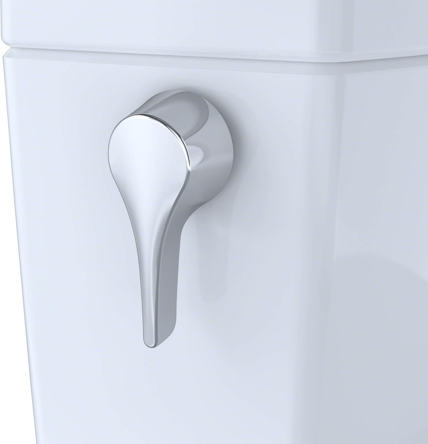 TOTO Drake Transitional Two-Piece Elongated 1.28 GPF TORNADO FLUSH Toilet with CEFIONTECT, Cotton White - CST786CEG#01