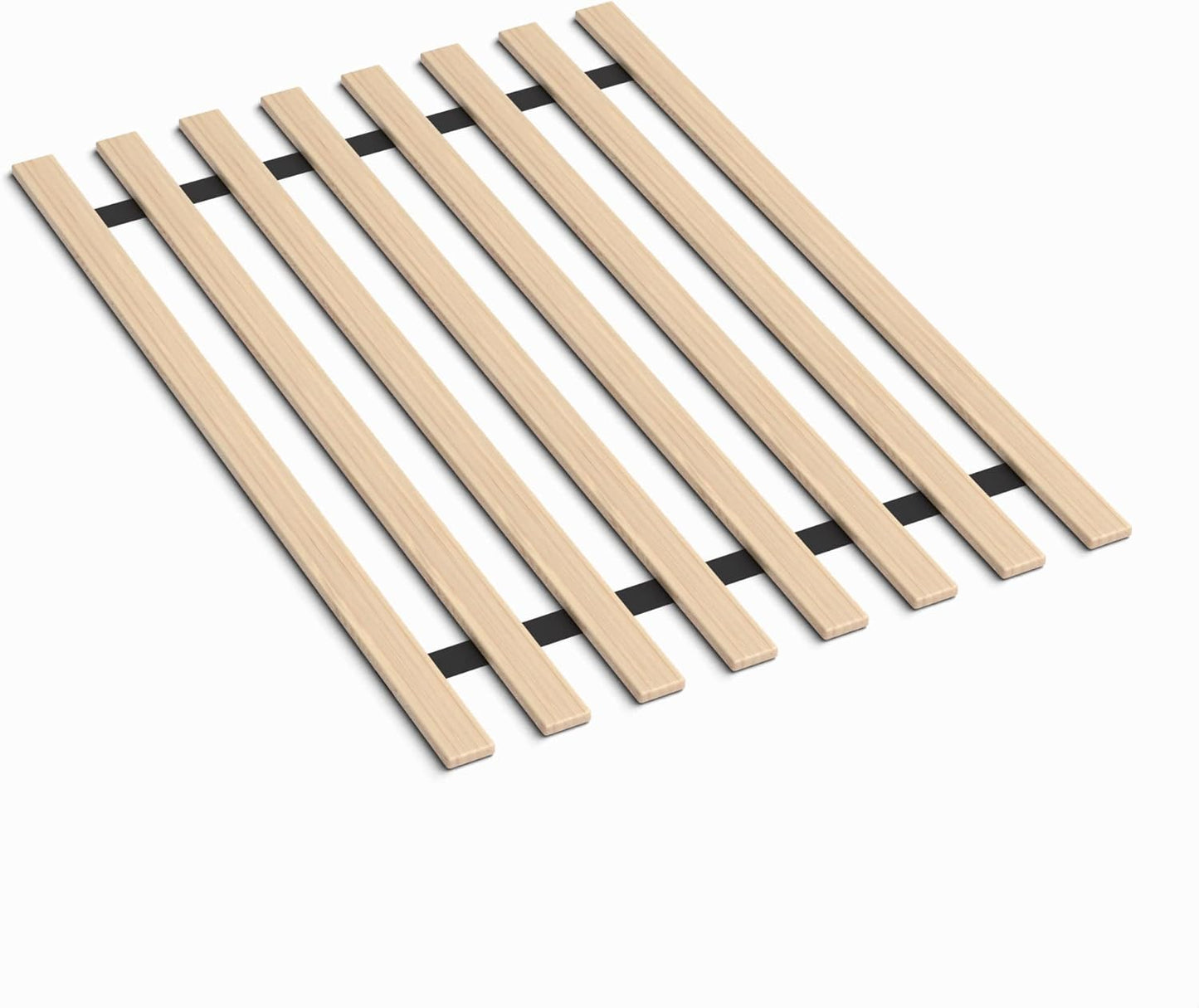0.68-Inch Vertical Wooden Bunkie Board/Bed Slats, Enhance Mattress Support, Queen(60"), Beige