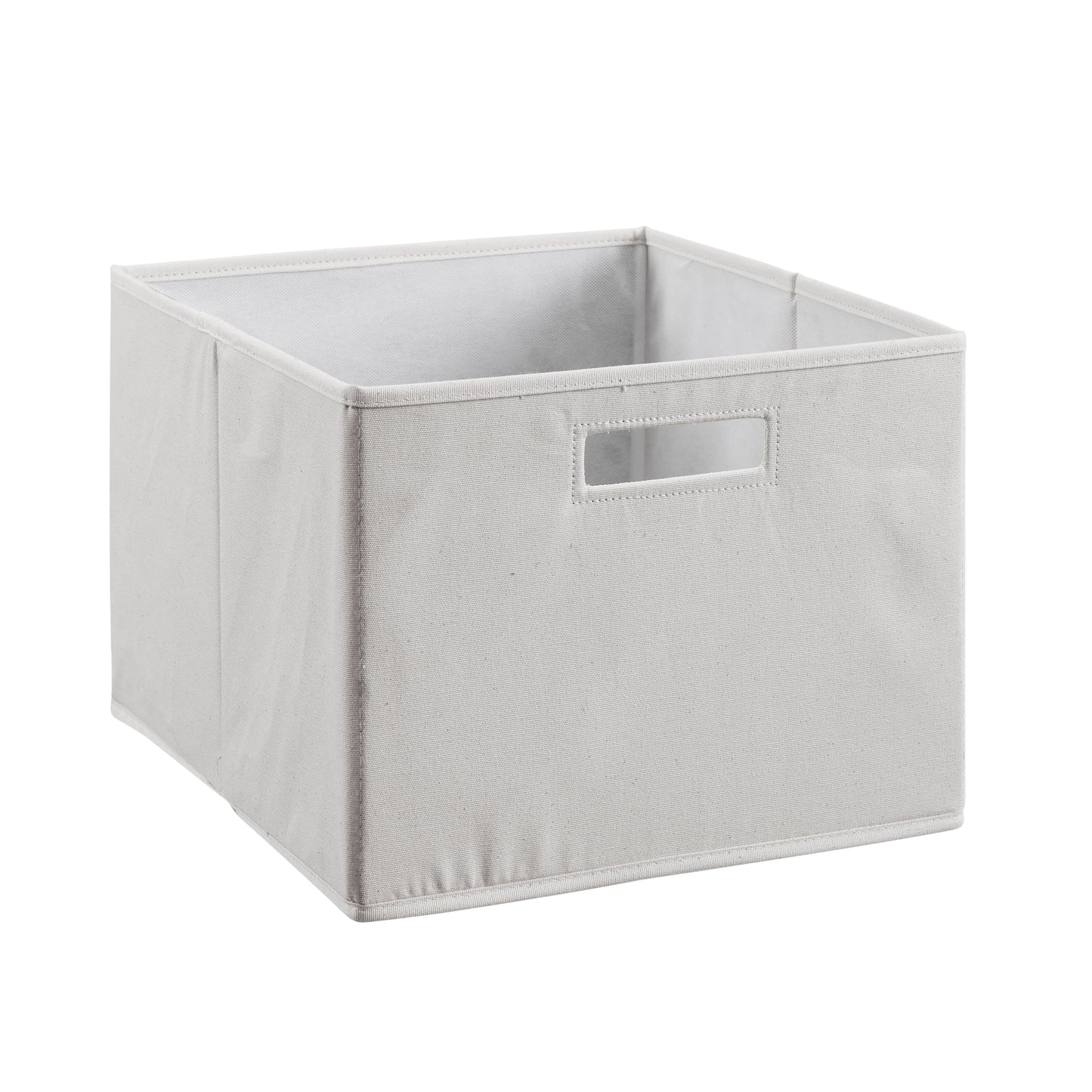 Linon Liesal Storage Bench with 3 Storage Bins, Navy Blue Finish with Cream Bins and Cushion
