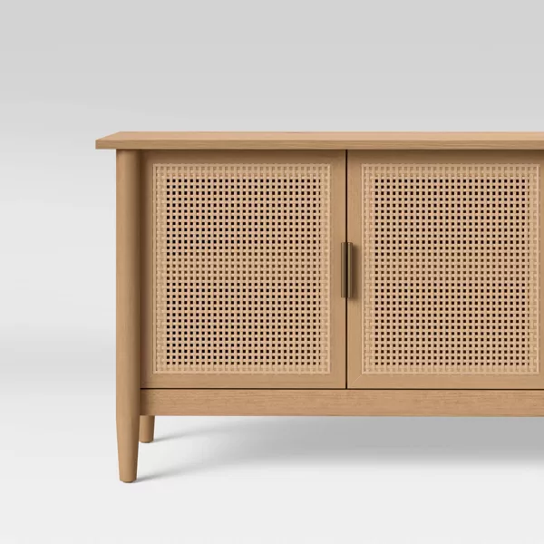 Wood & Cane Media Console - Hearth & Hand™ with Magnolia