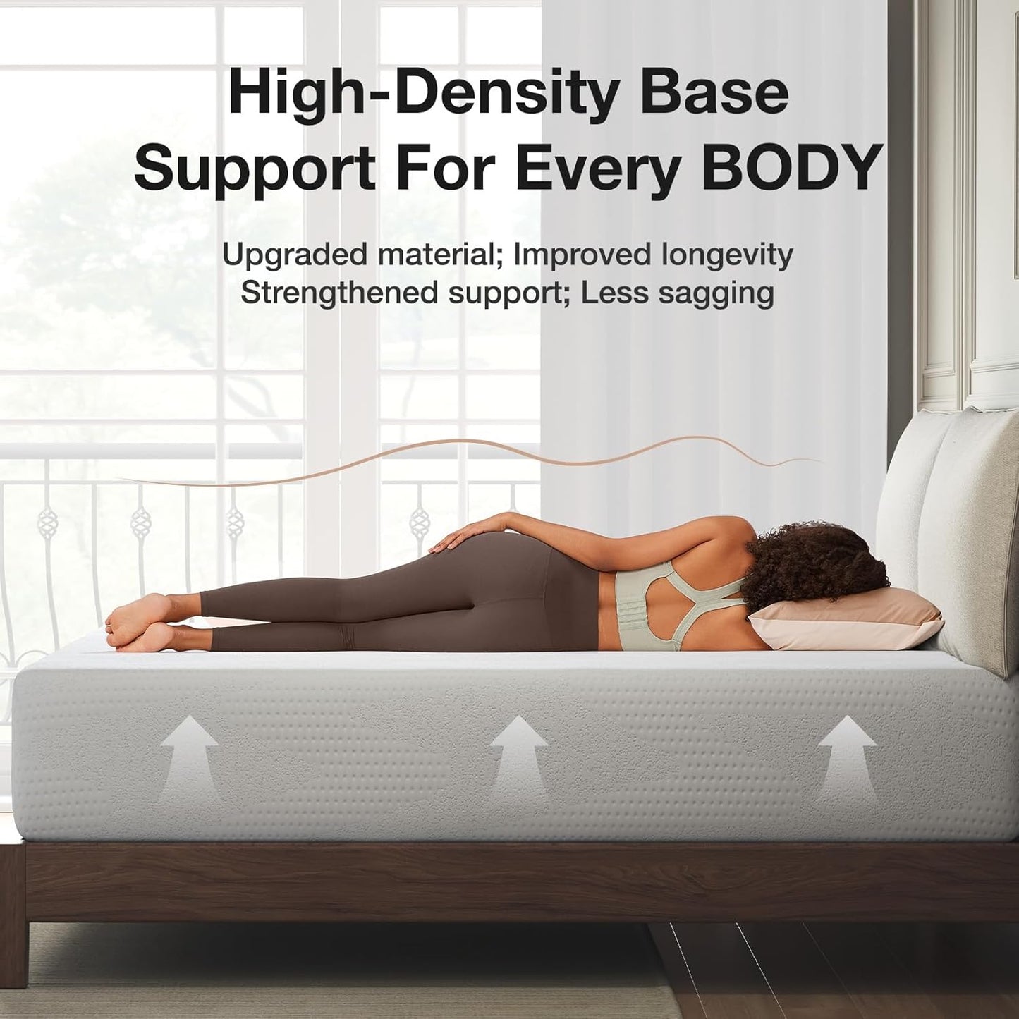 Novilla Queen Mattress, 10 Inch Queen Size Mattress in a Box, Gel Memory Foam Mattress for Comfort Sleep, Cooling Night Sleep & Pressure Relief, CertiPUR-US Certified