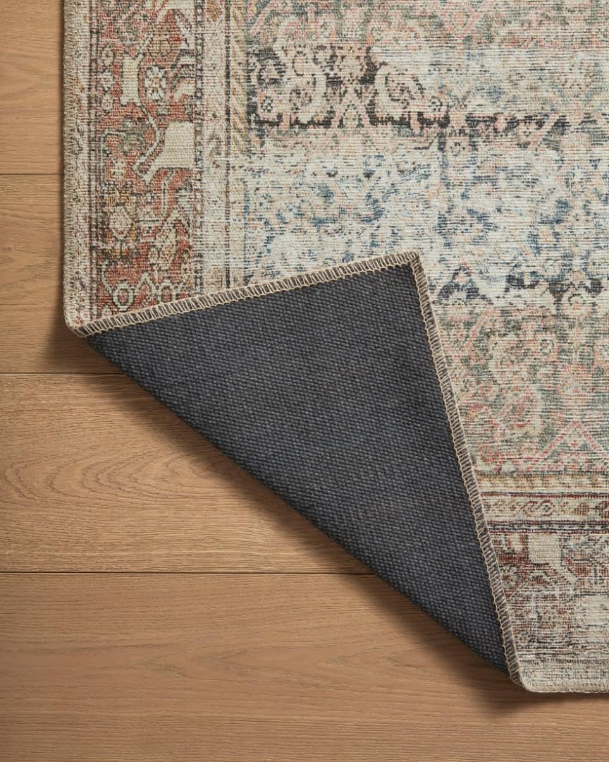 Loloi Amber Lewis Georgie Collection GER-09 Multi/Spice 7'-6" x 9'-6", .19" Pile Height, Area Rug