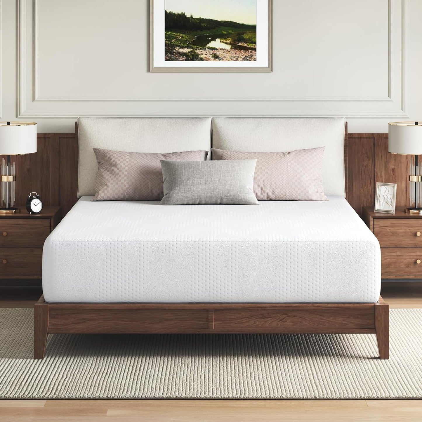 Novilla Queen Mattress, 10 Inch Queen Size Mattress in a Box, Gel Memory Foam Mattress for Comfort Sleep, Cooling Night Sleep & Pressure Relief, CertiPUR-US Certified
