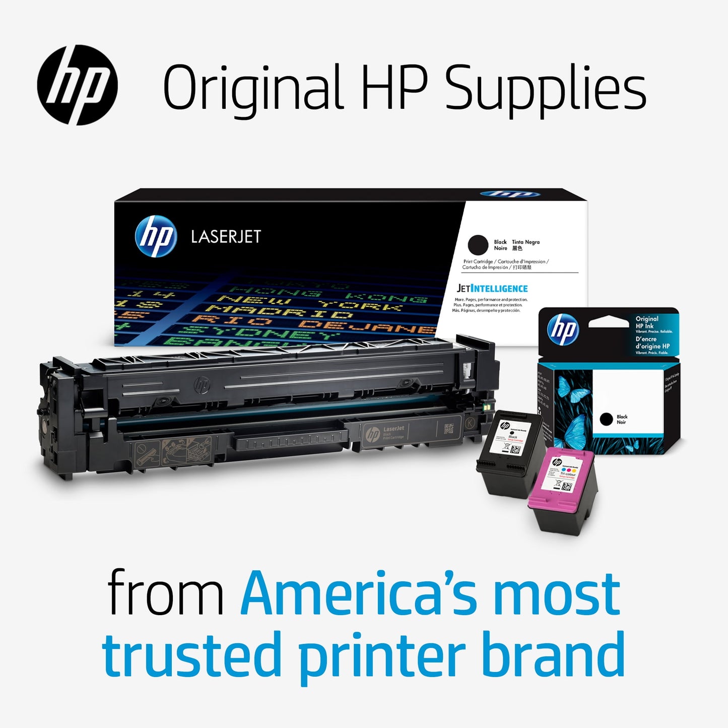 HP 64 (3YP23AN) Tri-Color & Black XL Ink Cartridge Combo Pack