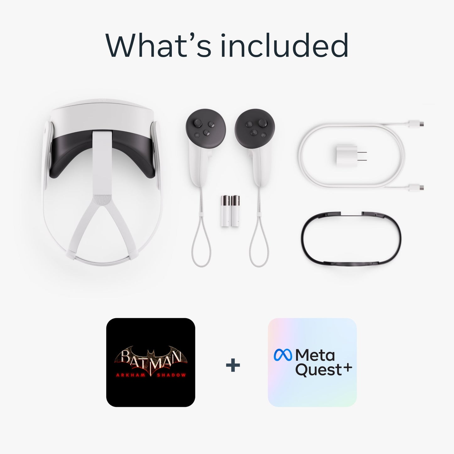 Meta Quest 3S 128GB Virtual Reality Headset Batman: Arkham Shadow and a 3-Month Trial of Meta Quest Plus Included