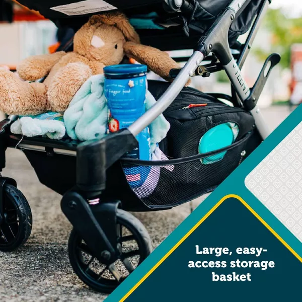 Safety 1st Teeny Ultra Compact Lightweight Stroller - Black Magic