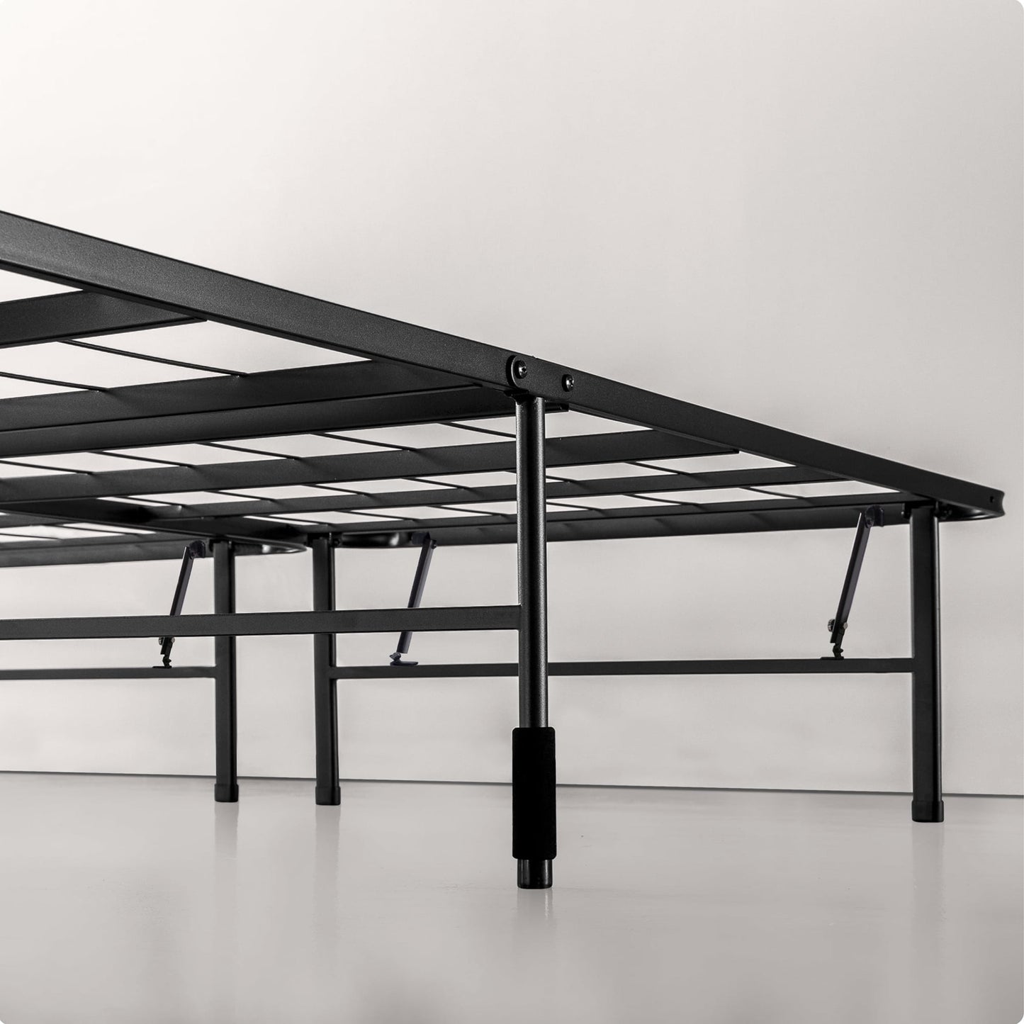 Zinus 14" Metal SmartBase® Tool-Free Assembly Bed Frame, No Box Spring Required, Full