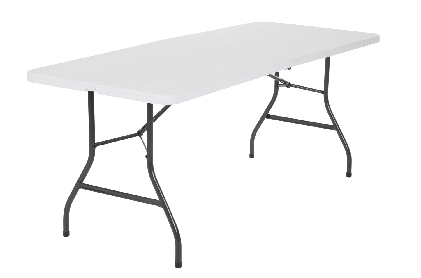 Cosco 6 Foot Premium Folding Table, White Speckle