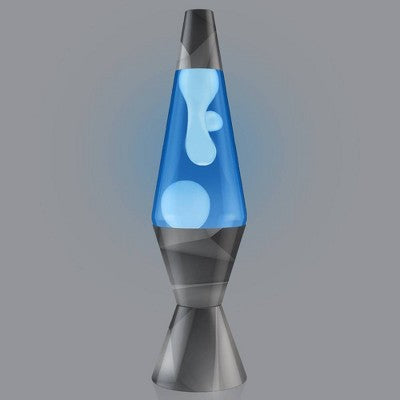 LAVA 14.5" Geometric Monochrome Novelty Table Lamp: Modern Decor, Electric Powered, No Assembly, for All Ages