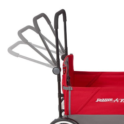 Radio Flyer Convertible Kid and Cargo Stroller Wagon with Canopy