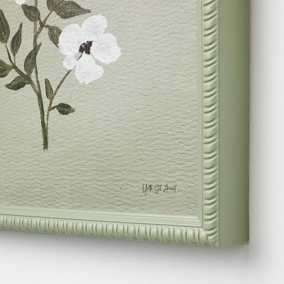 (Set of 3) 12"x16" Flower Framed Arts - Threshold™ designed with Studio McGee