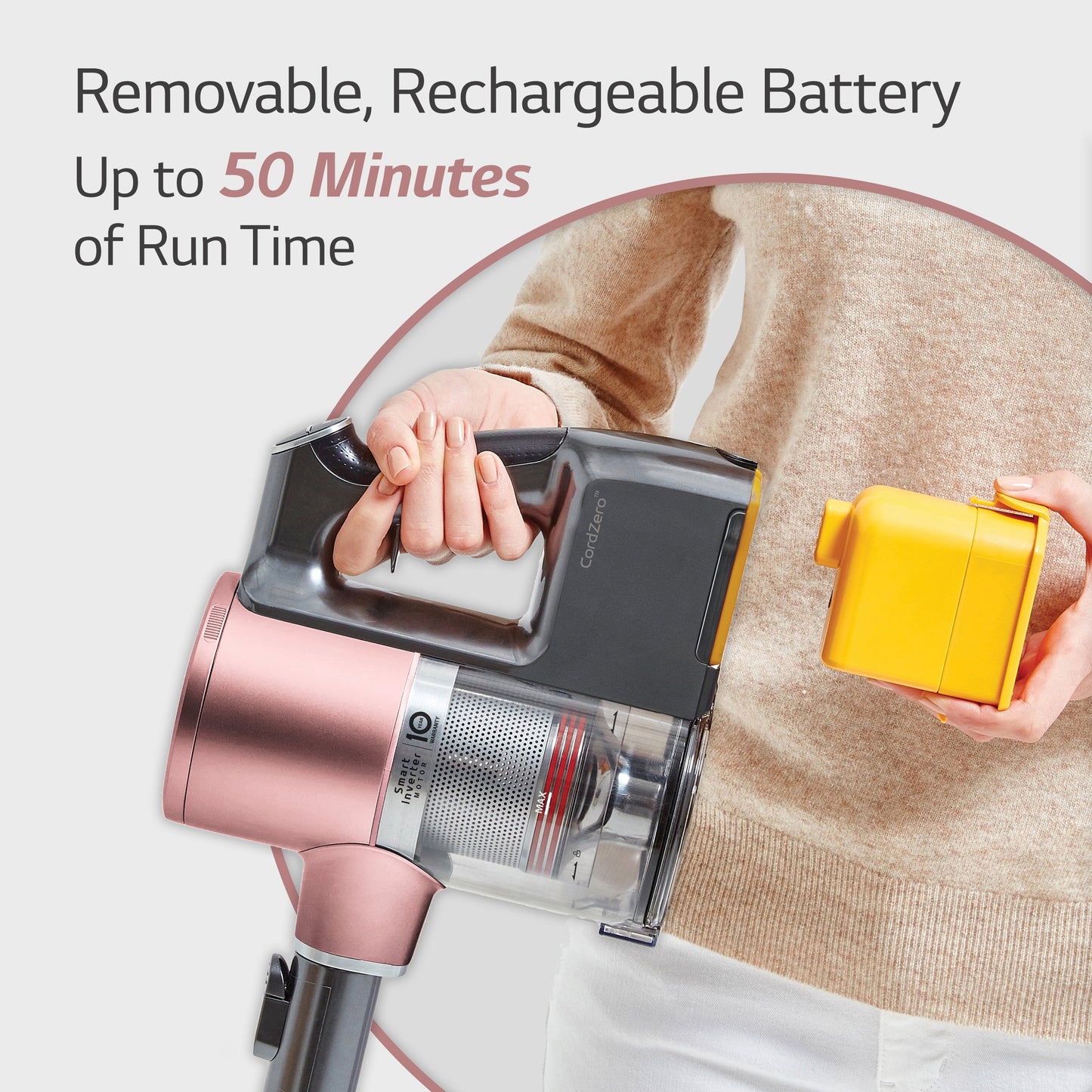 LG Cord Zero A9 Cordless Stick Vacuum - A912PM