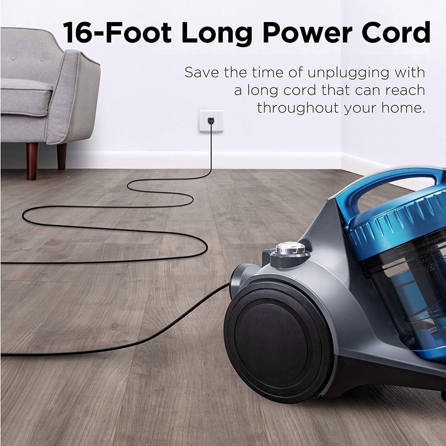 Eureka Whirlwind Canister Vacuum NEN110F, New