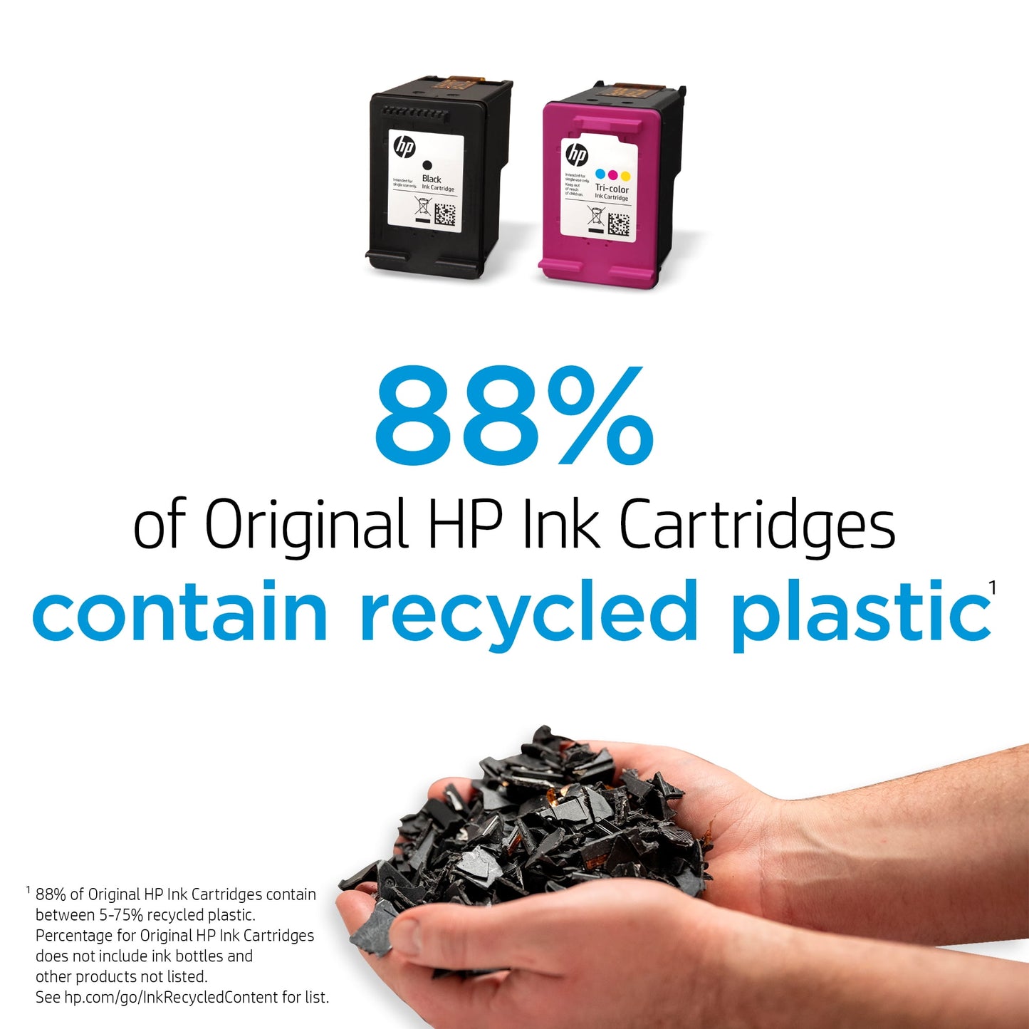 HP 64 (3YP23AN) Tri-Color & Black XL Ink Cartridge Combo Pack