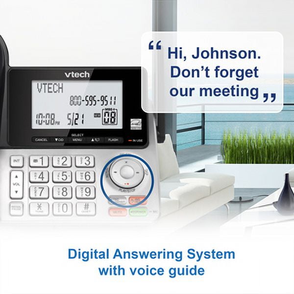 VTech CS5249 Corded/Cordless Answering System with Extended Range