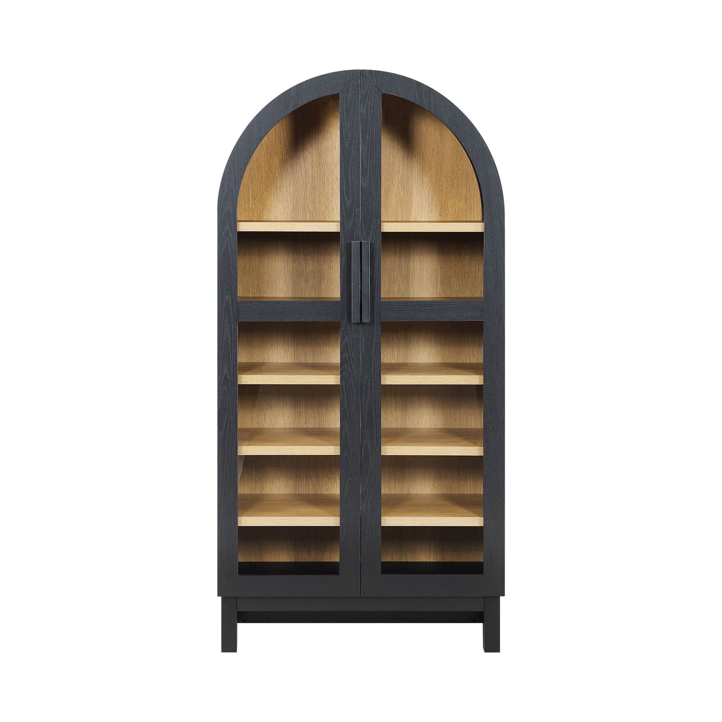 Better Homes & Gardens Juliet Arch Cabinet, Black Finish