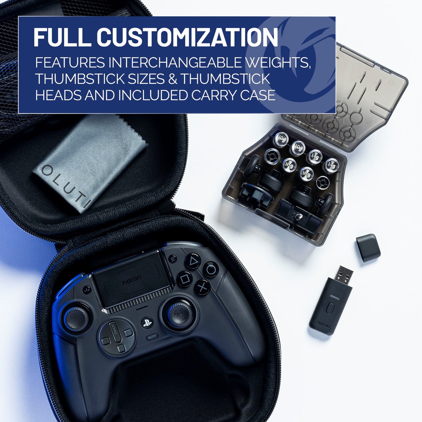 NACON Revolution 5 Pro Officially Licensed PlayStation Wireless Gaming Controller for PlayStation PS5, PS4 and PC