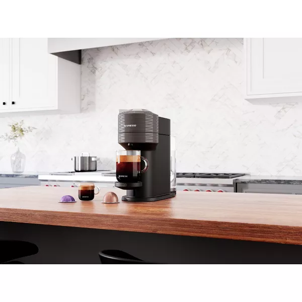 Nespresso Vertuo Next Coffee Maker and Espresso Machine by DeLonghi Gray: Compatible with Vertuo Line, 12 Capsules Included
