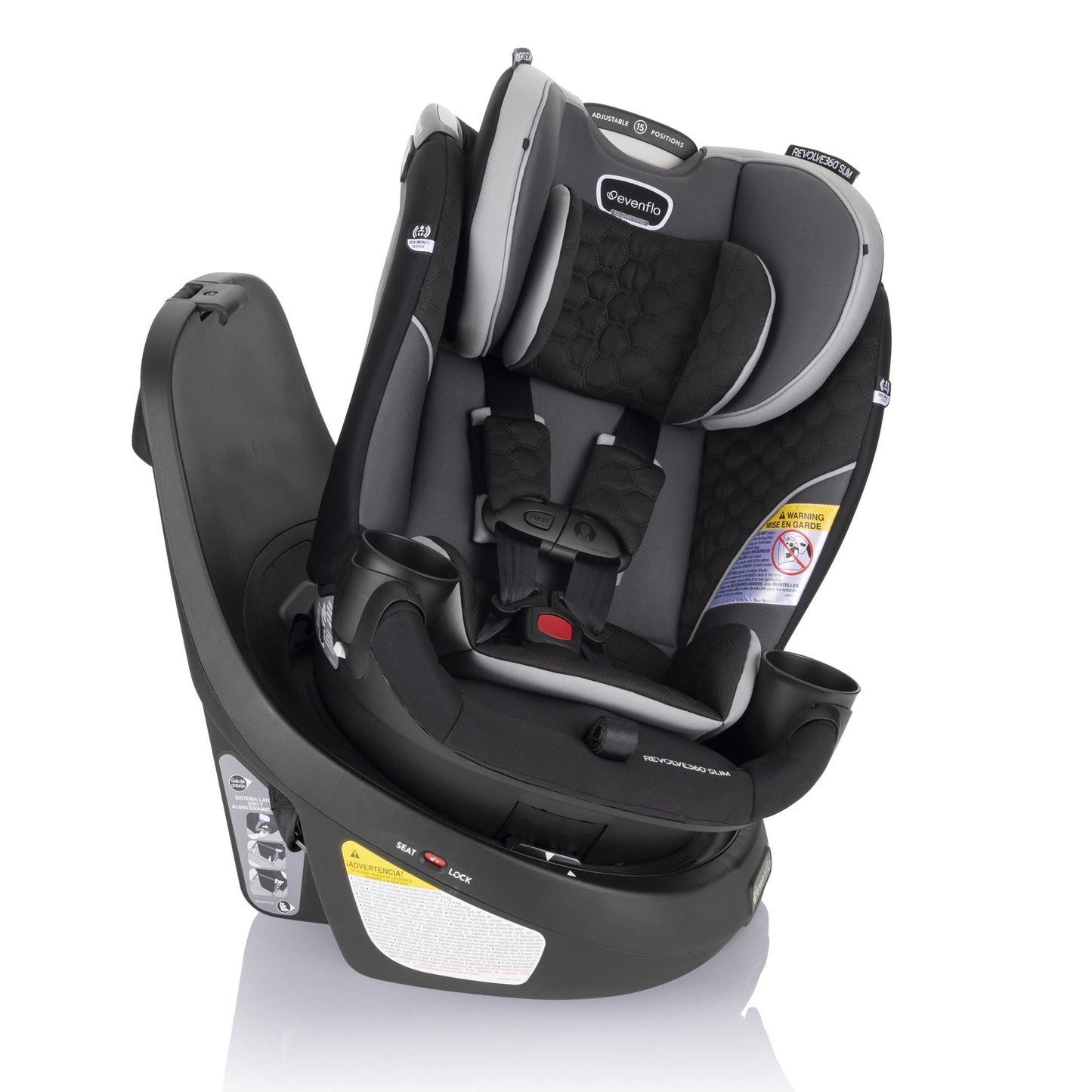 Evenflo Revolve 360 Slim 2-in-1 Rotating Convertible Car Seat