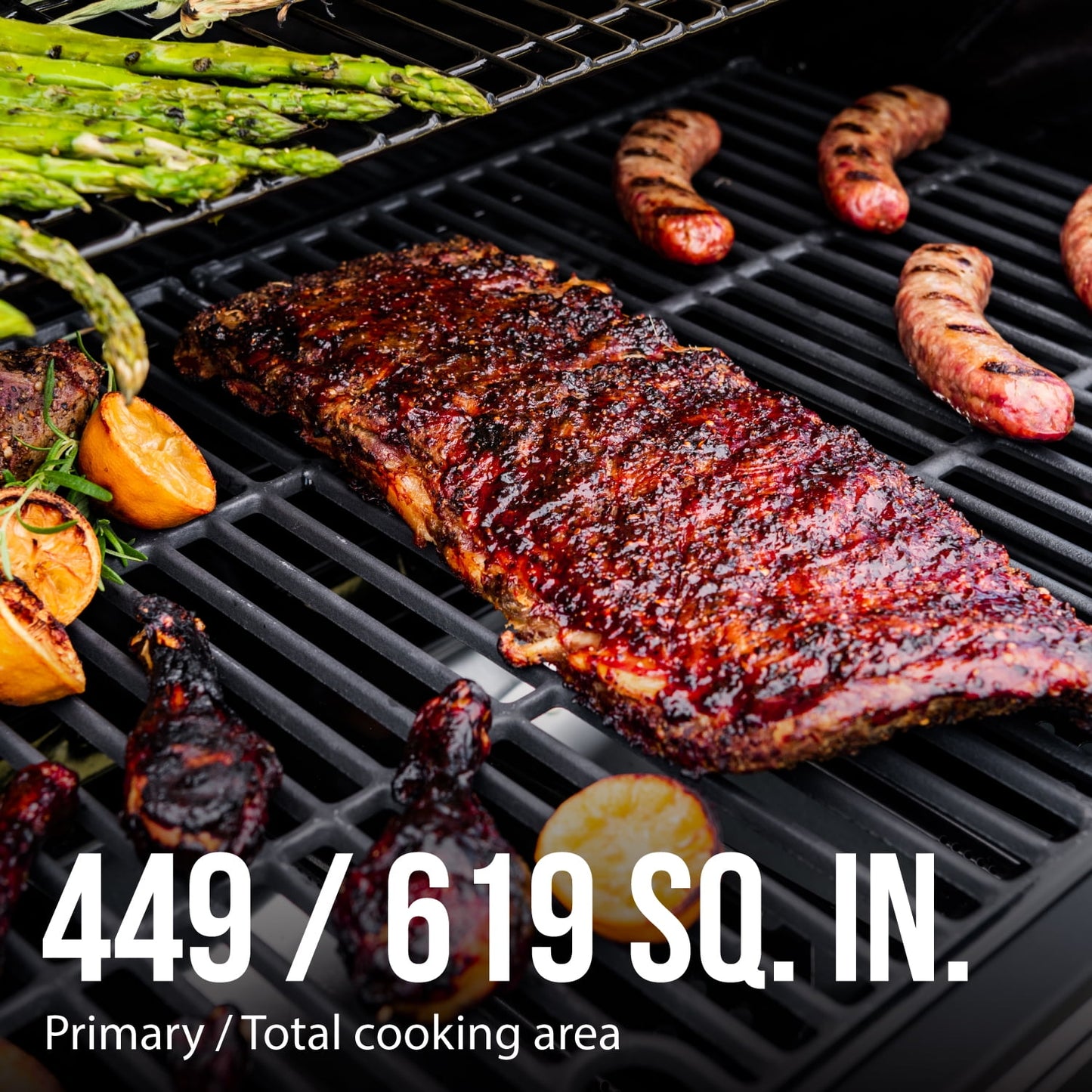 Expert Grill 4 Burner with Side Burner Propane Gas Grill in Blue