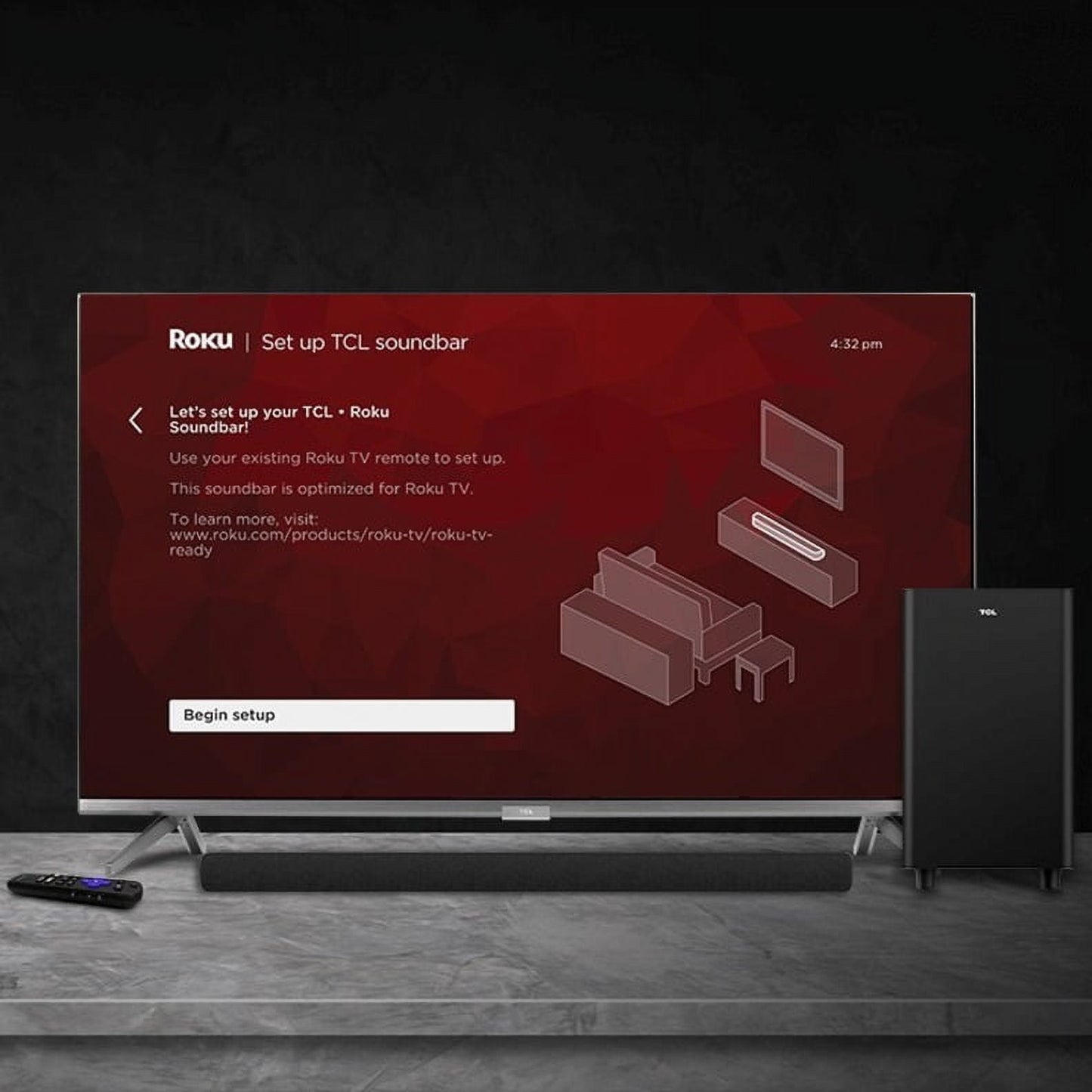 TCL Alto 8 Plus 2.1.2 Channel Dolby Atmos Sound Bar with Wireless Subwoofer, Bluetooth – TS8212, 39-inch, Black