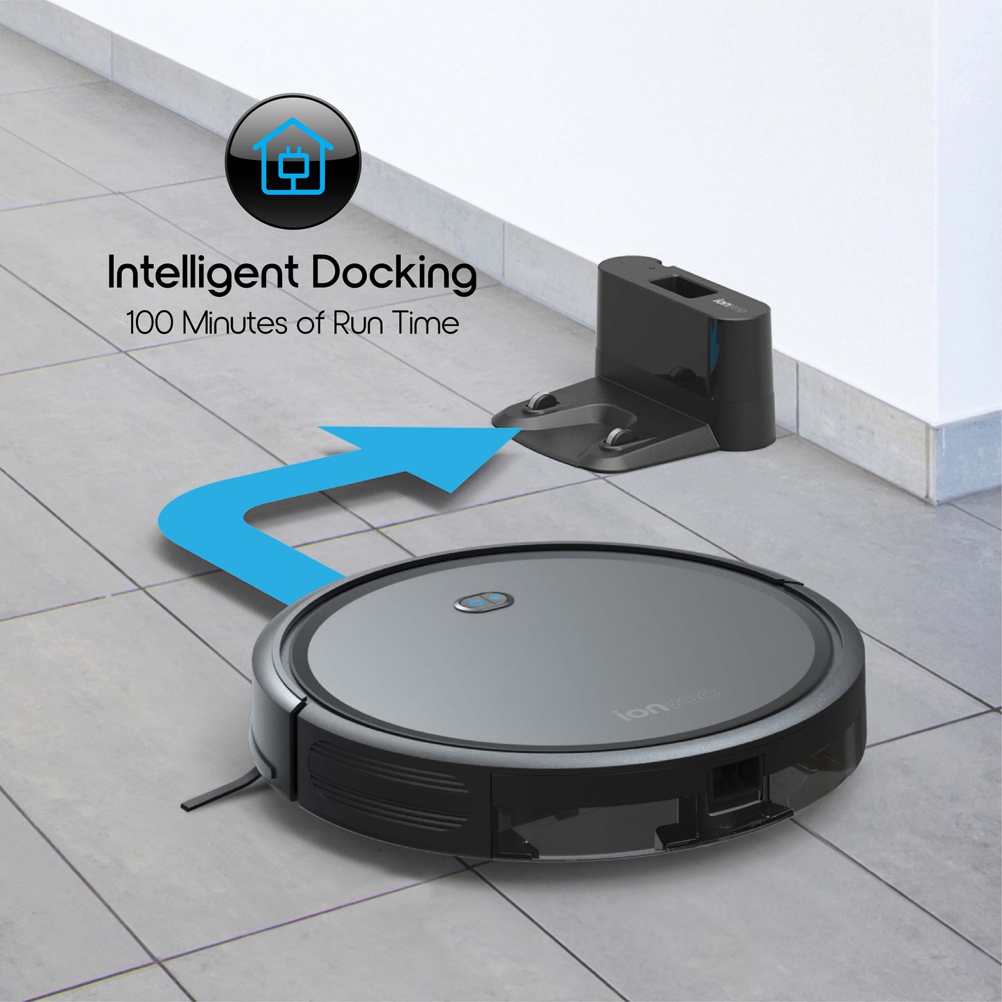 Ionvac SmartClean 2000 Robovac Vacuum, WiFi Robot Vacuum Cleaner with App/Remote Control, New
