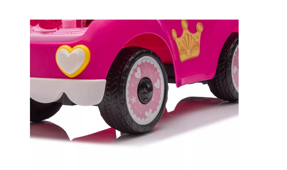 Up and Grow Princess Vanity Pedal and Push Riding Car